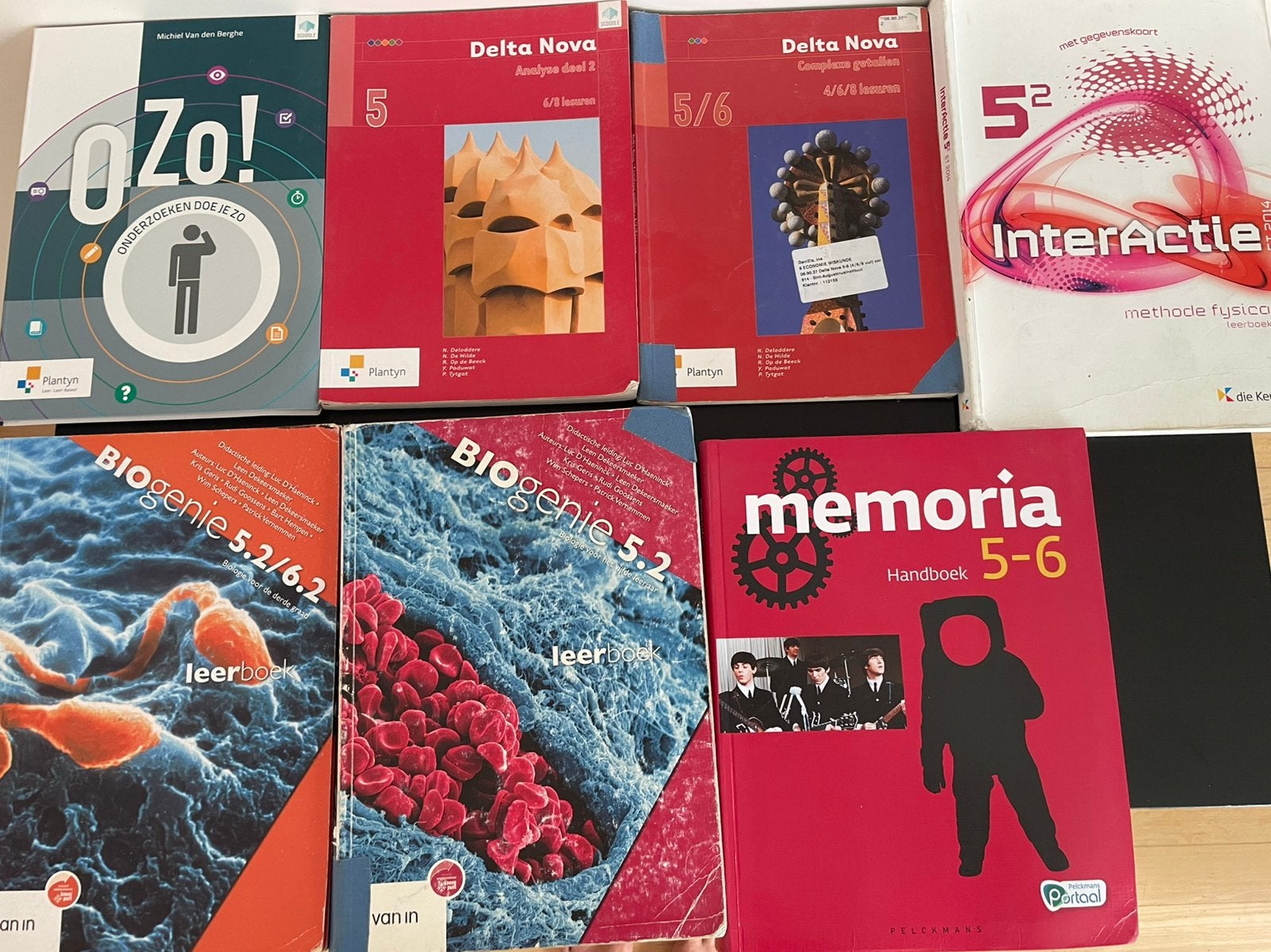 Handboeken wet- wisk 5 de middelbaar, Ophalen, Gelezen, ASO