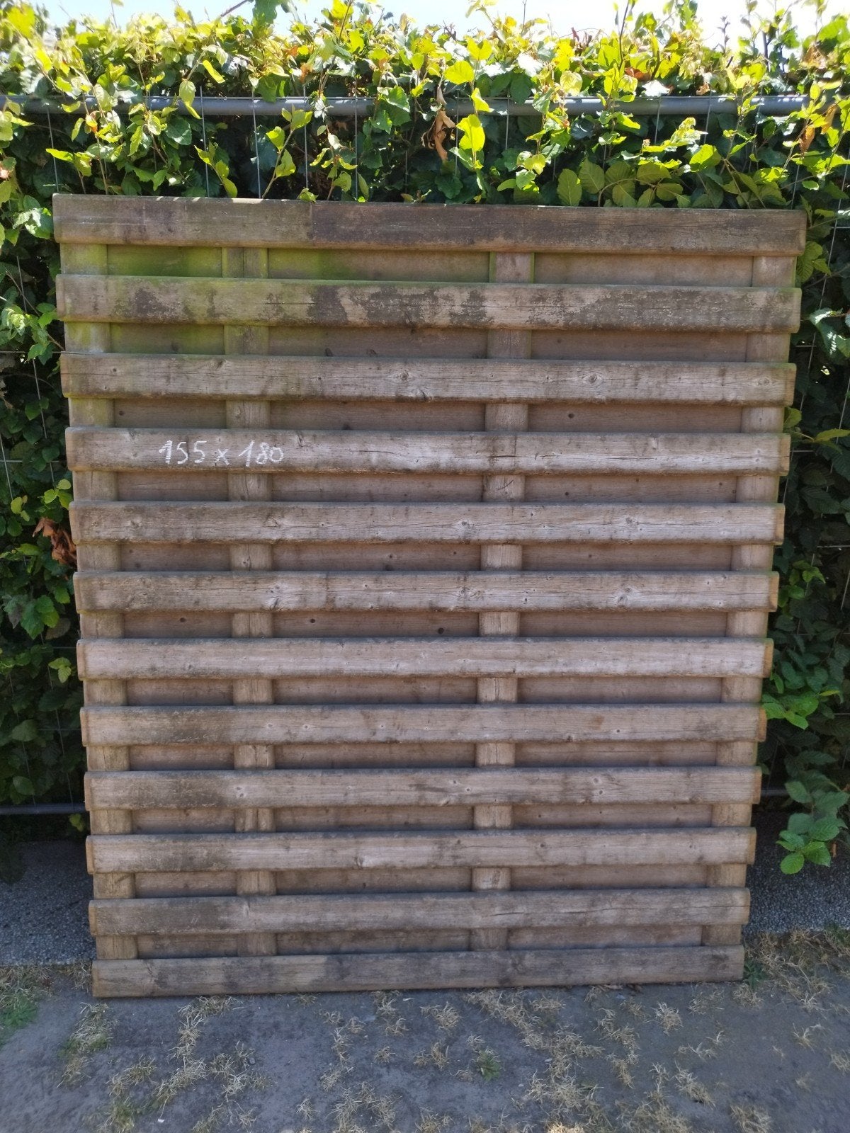 3 schuttingen, Ophalen