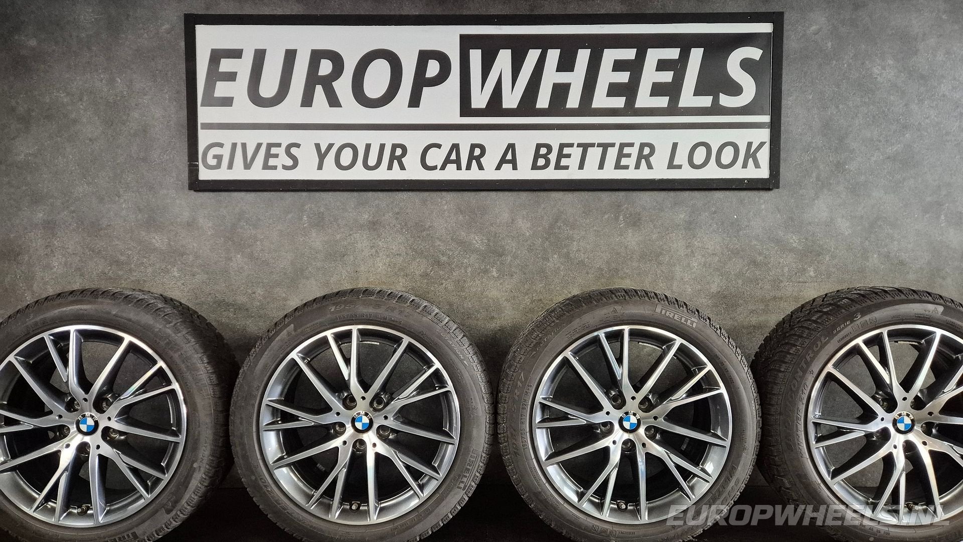 17 inch BMW 1 F40 2 F44 F45 F46 velgen 489 winterbanden, Gebruikt, -, -, Banden en Velgen
