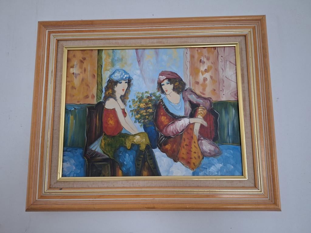 Schilderij 2 dames, Ophalen, Schilderij