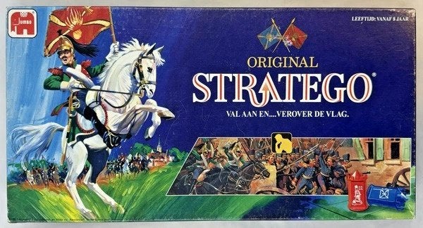 Origineel Stratego bordspel Jumbo vintage 1992 compleet spel, Een of twee spelers, Verzenden, Zo goed als nieuw, Jumbo