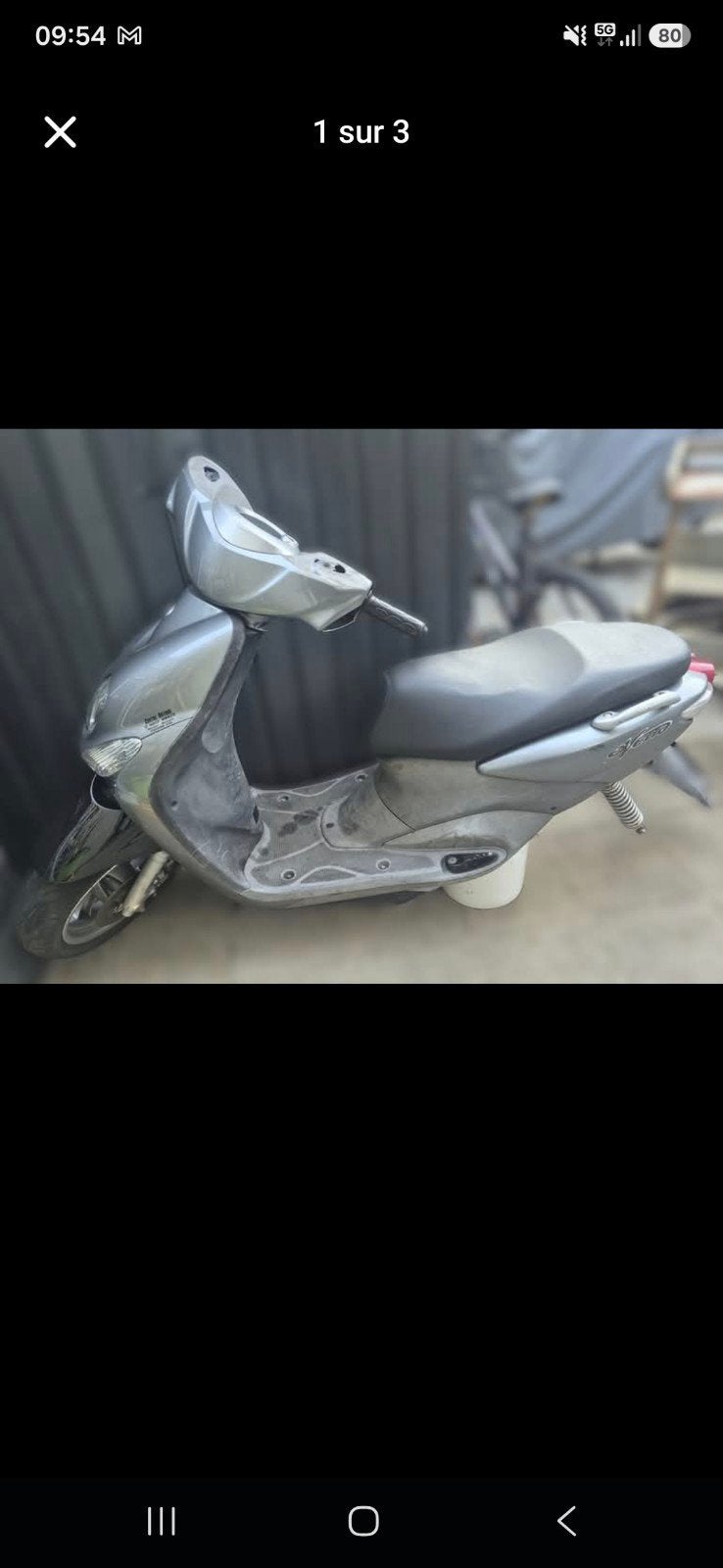 Cadre mbk ovetto neos classe A 25km 2t New model