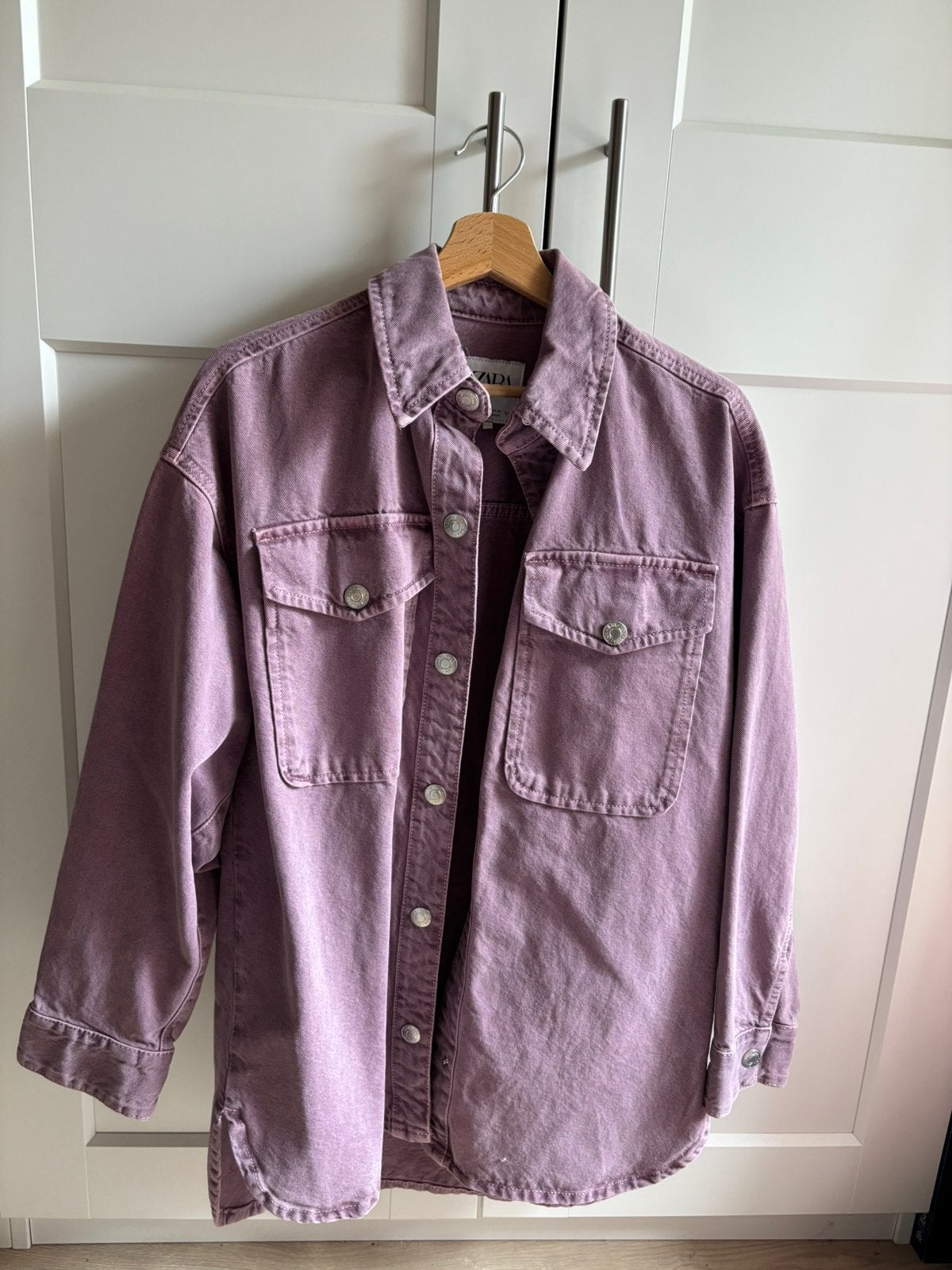 Lila spijkerjas Zara, Ophalen of Verzenden, Nieuw, Maat 34 (XS) of kleiner, Paars