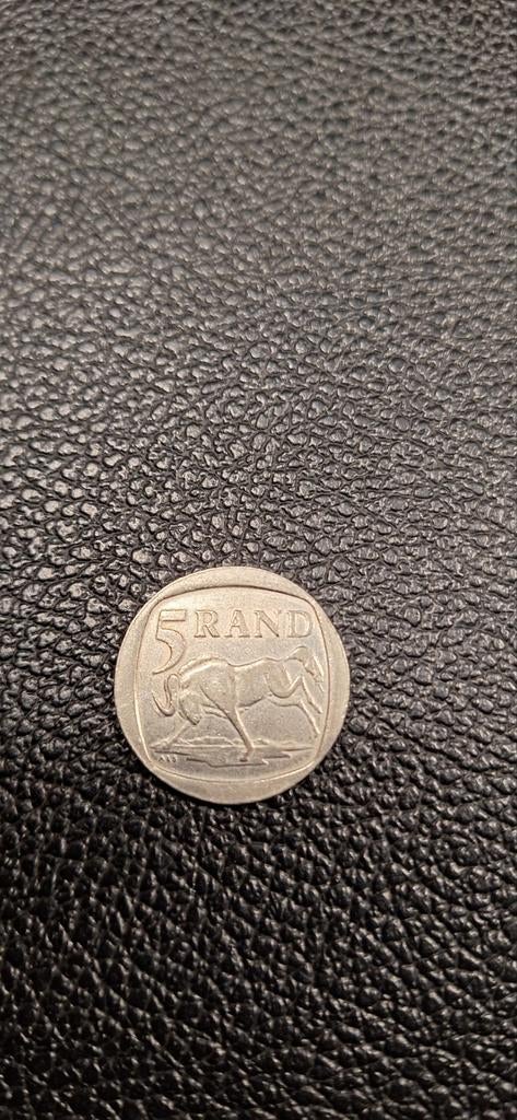 3#    Zuid-Afrika 5 rand 1994, Timbres & Monnaies, Monnaies | Afrique, Enlèvement ou Envoi, Afrique du Sud