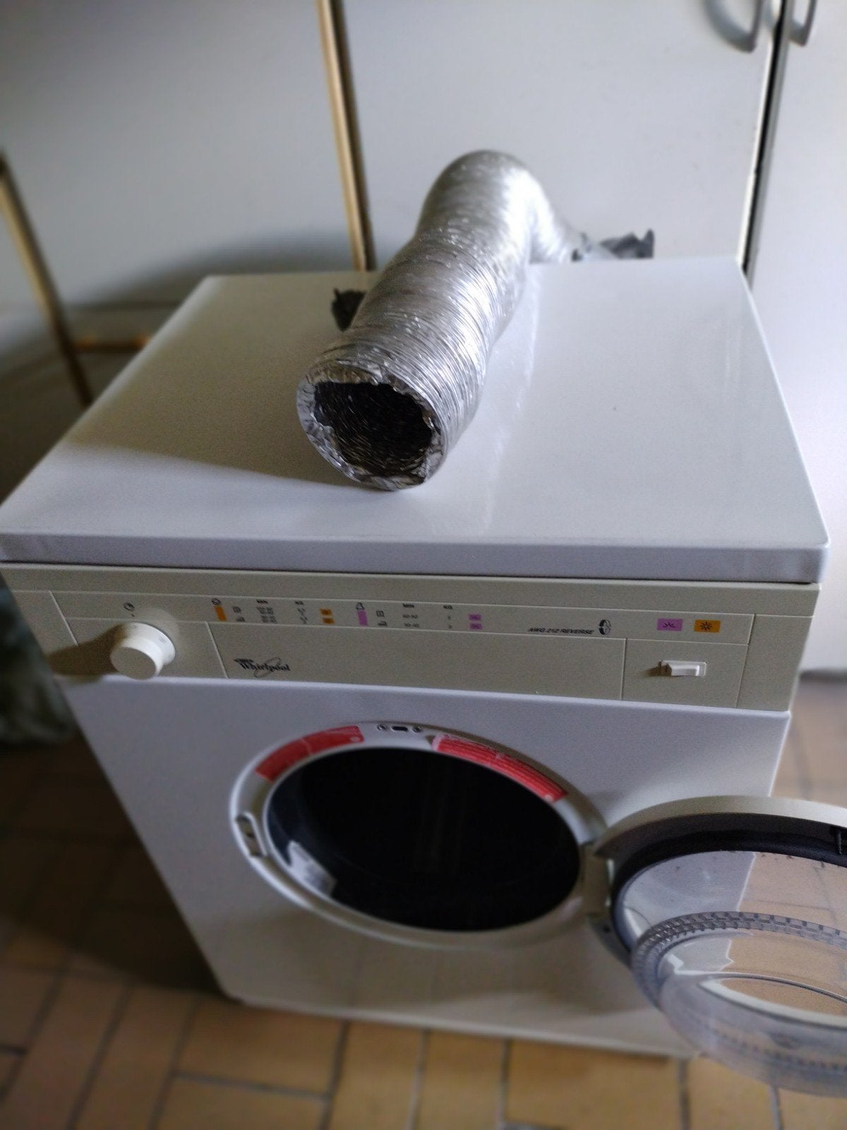 Droogkast Whirlpool AWG 212 reverse, Enlèvement