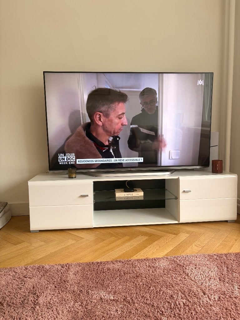 Meuble Tv, 25 à 50 cm, Comme neuf, Enlèvement, 100 à 150 cm