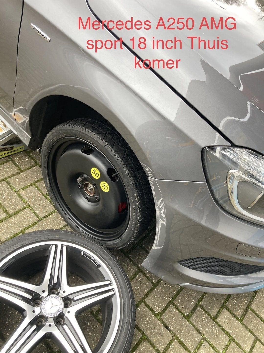 Reservewiel Thuiskomer MERCEDES C E GLC X254 EQC 19 INCH, Pneus et Jantes, Enlèvement ou Envoi, Véhicule de tourisme, Pneus été