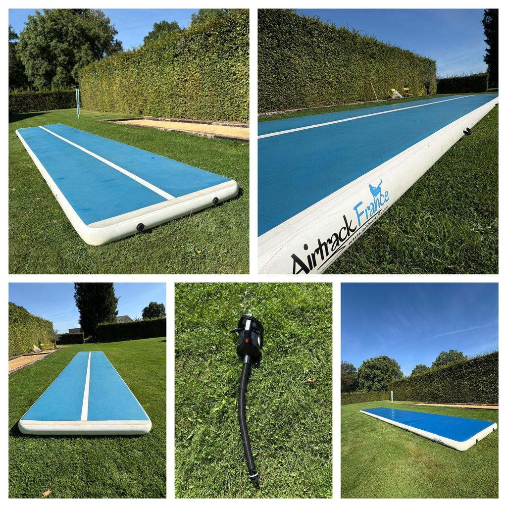 Piste gonflable Airtrack 10m x 2m x 20cm, Ophalen, Gebruikt
