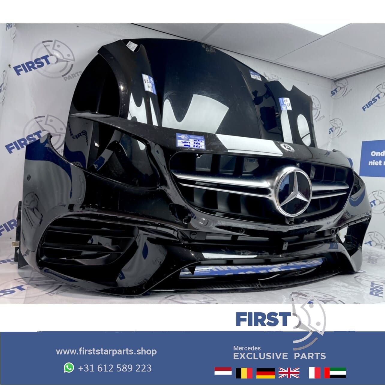 W213 S213 E63 E63S AMG VOORKOP Mercedes E Klasse 2020 63 S A, Gebruikt, -, Voor, Ophalen of Verzenden