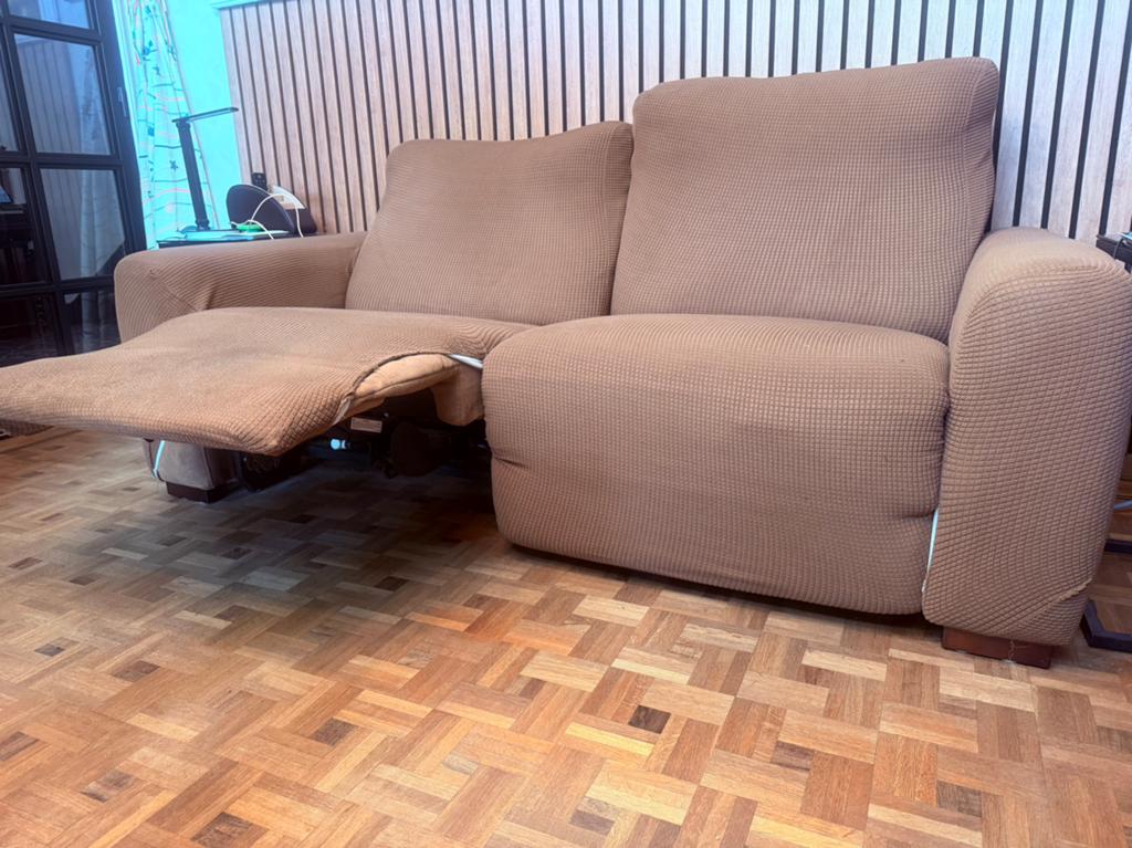 Relaxzetel tweezit, Huis en Inrichting, Zetels | Zetels, Gebruikt, Rechte bank, Tweepersoons, 150 tot 200 cm, 75 tot 100 cm, Stof