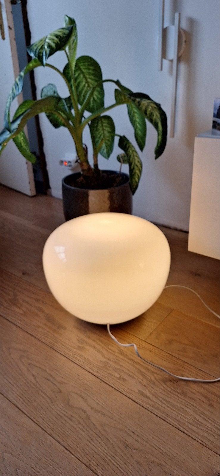 Jonisk vloerlamp vintage by Carl Öjerstam, Ophalen of Verzenden, Zo goed als nieuw