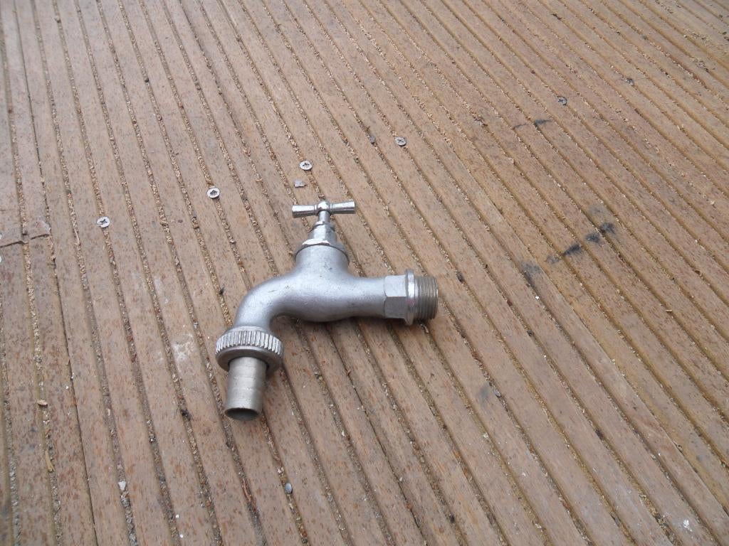 Dubbeldienstkraan 3/4" chromé mat, Enlèvement, Neuf, Cuivre