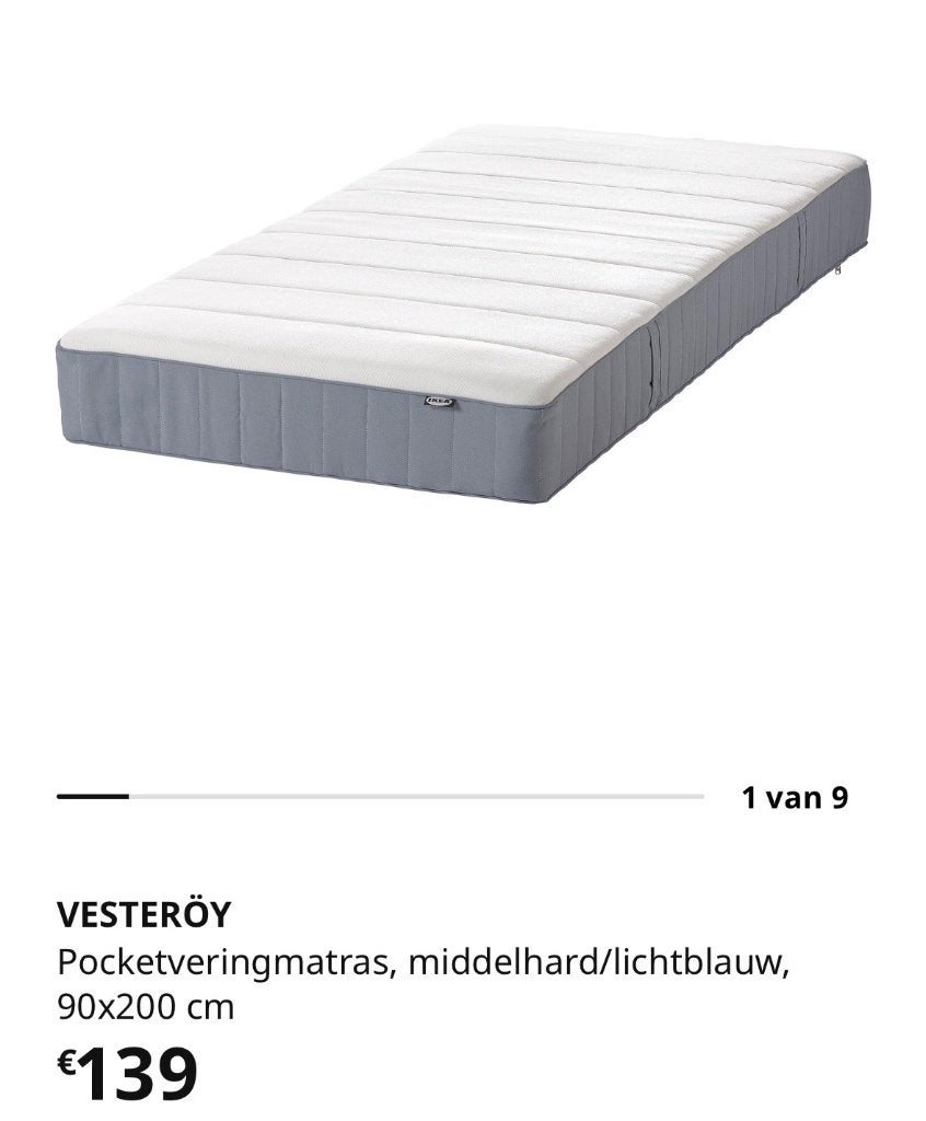 Matrassen 90 cm - ook apart te koop, Maison & Meubles, Chambre à coucher | Matelas & Sommiers, 90 cm, Matelas, Enlèvement, 200 cm