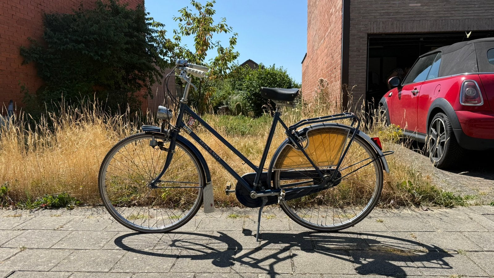 Vintage Royal Navy damesfiets – blauw – 3 versnellingen, Fietsen en Brommers, Ophalen, Gebruikt, Overige merken, Versnellingen