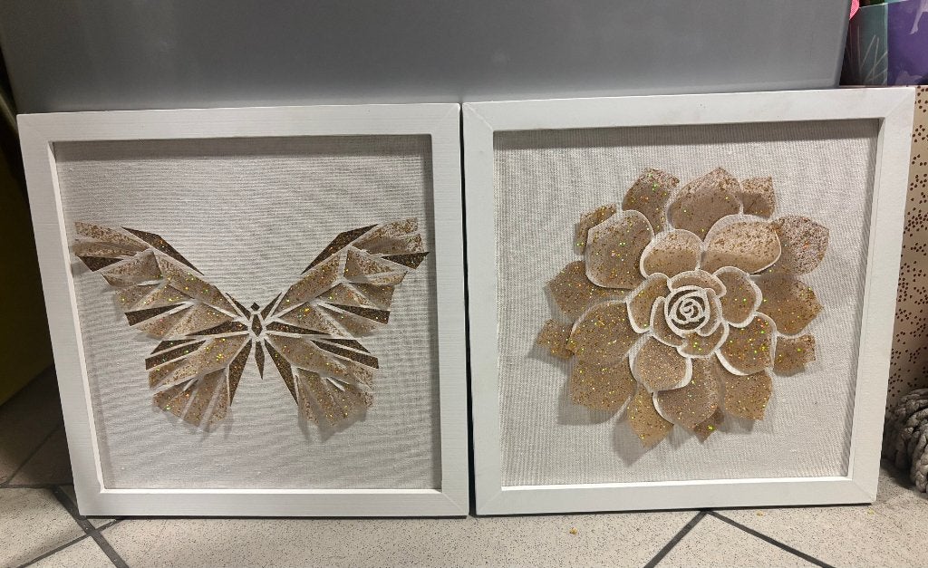 Cadres décorations, Metaal, Decoratieobject, Ophalen of Verzenden, Zo goed als nieuw
