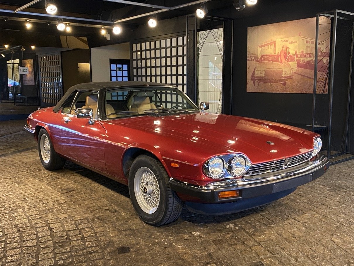 Jaguar XJ-S V12 Cabrio (année de construction 1989), Autos, Rouge, Achat, Entreprise, Cabriolet