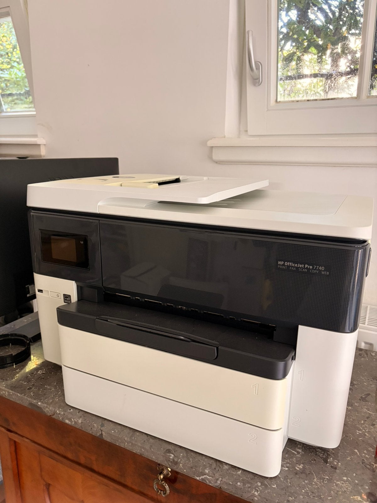 HP OfficeJetPro 7740, Ophalen, Zo goed als nieuw