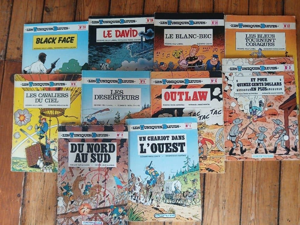 Lot 10 "Tuniques Bleues" (fin '70-début '80), Livres, BD, Cauvin et..., Plusieurs BD, Enlèvement, Utilisé