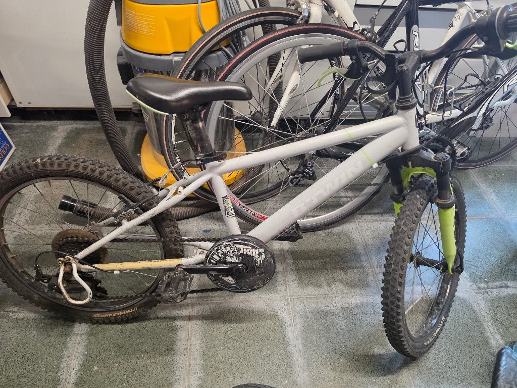 B twin jongensfiets 20 inch, Ophalen, Gebruikt, Velgrem, Btwin Decathlon
