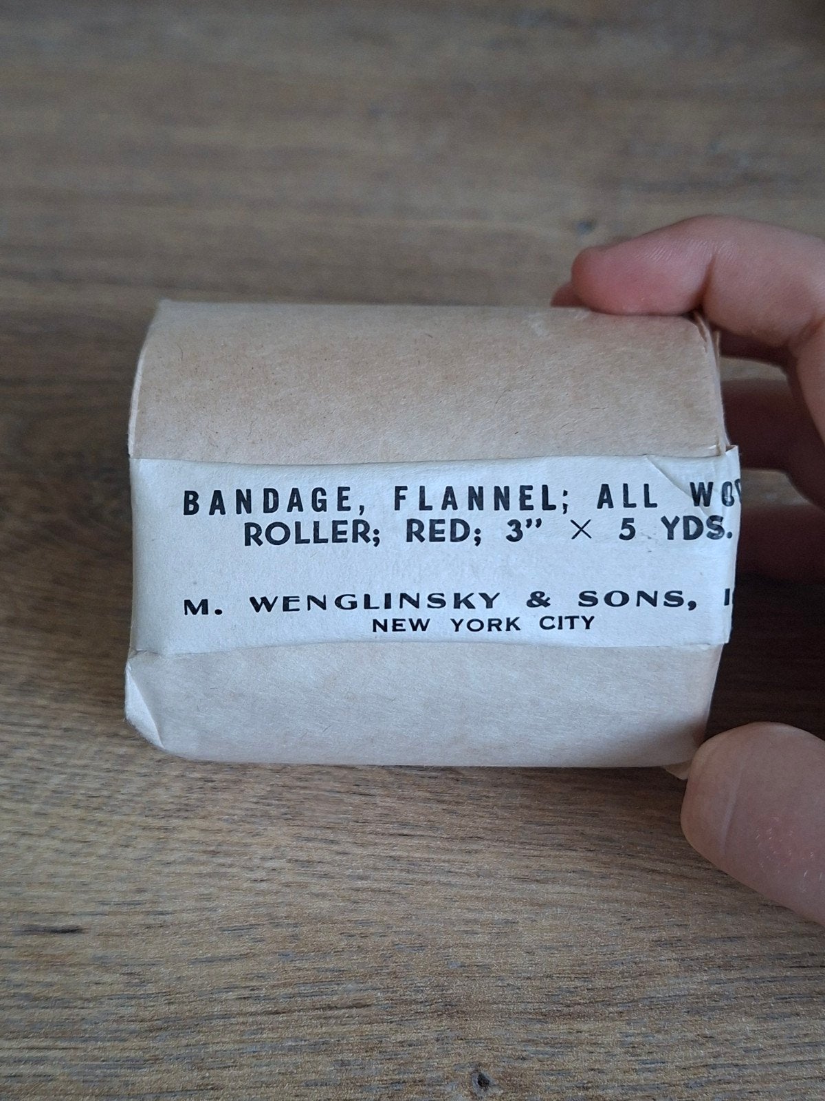 WW2 US M. Wenglinsky & sons bandage roller, Ophalen of Verzenden