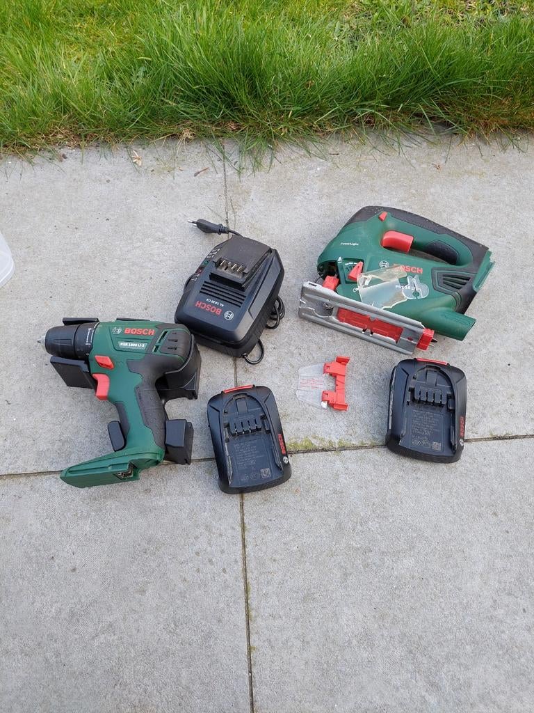 Twee machine bosch 18v, Ophalen of Verzenden, Zo goed als nieuw