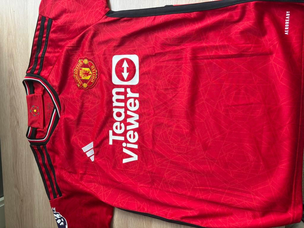 Gesigneerd shirt Garnacho manchester united, Sport en Fitness, Verzenden, Zo goed als nieuw, Shirt