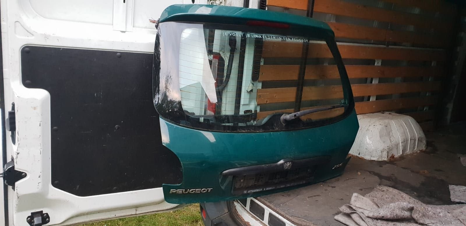 PEUGEOT 206 ACHTERKLEP BJ 98 TOT 2006, Arrière, -, Haillon arrière, Utilisé
