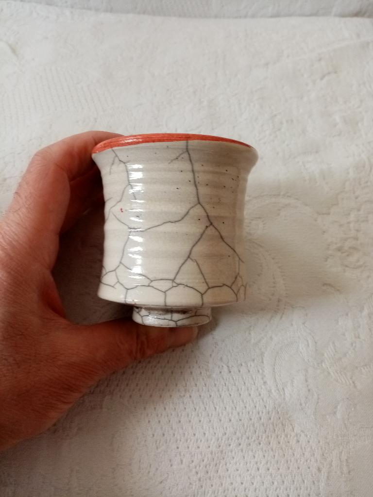 Tass/Yunomi/Yaki Shigaraki céramique Raku Japonaise, Enlèvement ou Envoi