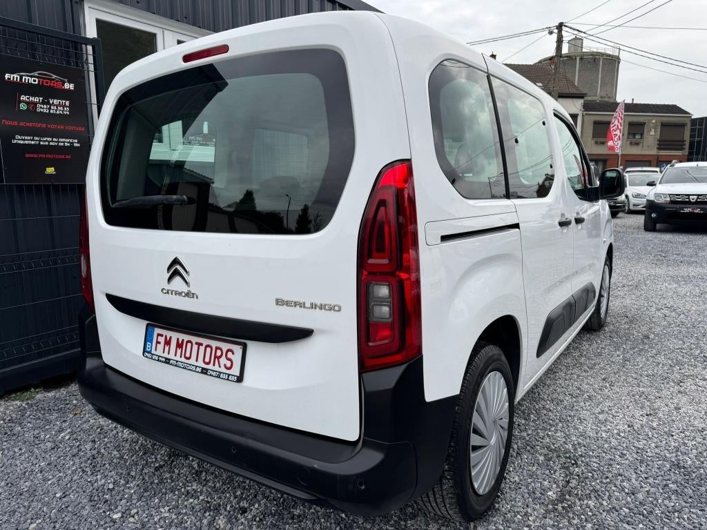 Citroen Berlingo 1.5HDi 5zitplaatsen/ 1e hands/ 1 j garantie, Auto's, Peugeot, Voorwielaandrijving, 4 cilinders, Wit, 5 deurs