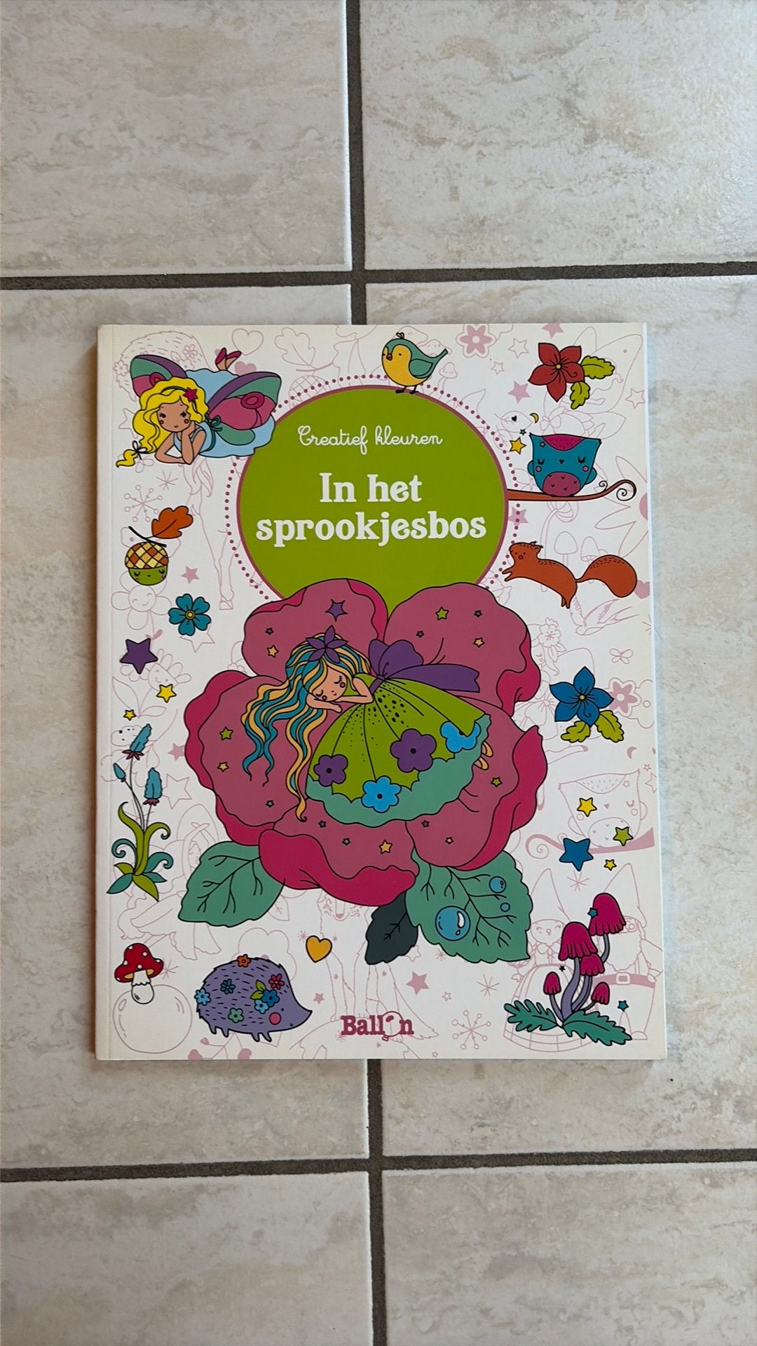 Creatief kleuren ~ in het sprookjesbos, Verzenden, Nieuw, Papier, Schets- of Tekenboek