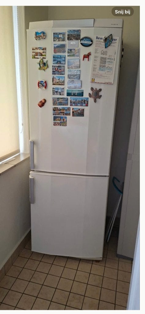 AEG Koelvriescombinatie, A+, Elektronische apparatuur, Ophalen, Zo goed als nieuw, Met aparte vriezer, Energieklasse A of zuiniger