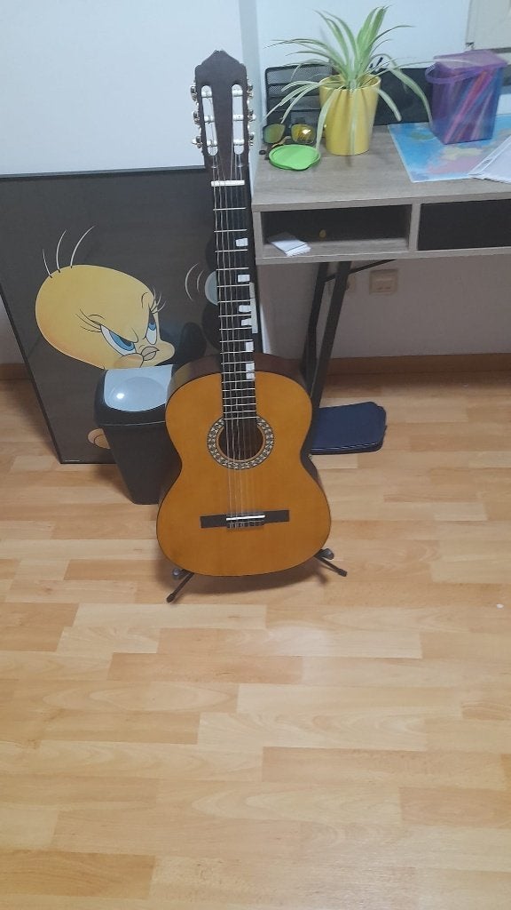 klasieke gitaar beginners, Muziek en Instrumenten, Ophalen, Zo goed als nieuw, Klassieke of Spaanse gitaar
