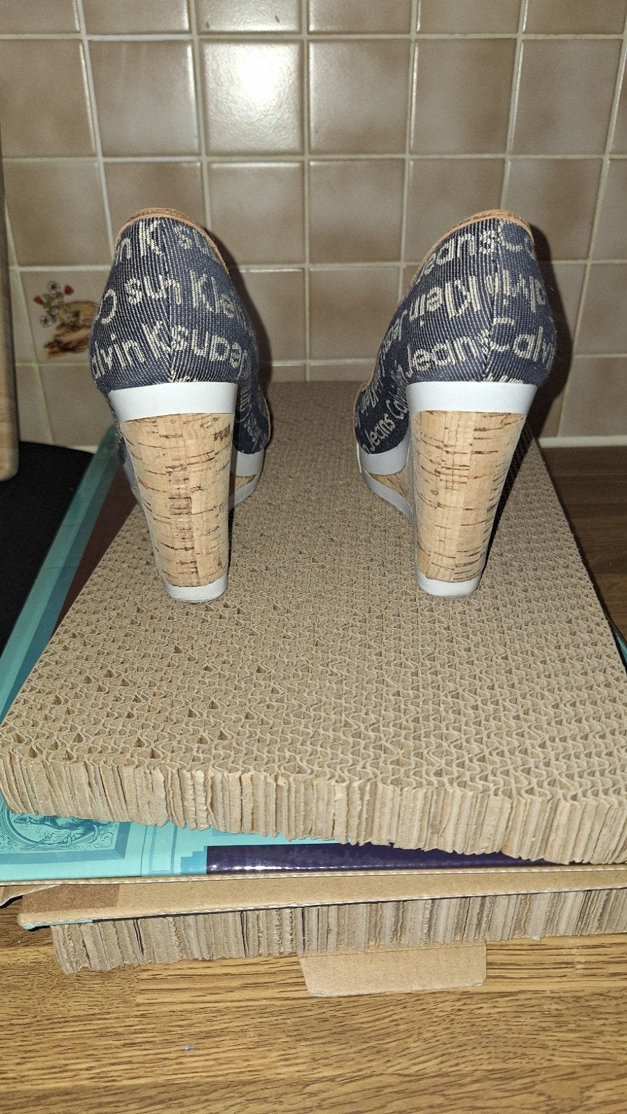 Calvin Klein sandalen 36, Kleding | Dames, Ophalen, Sandalen of Muiltjes, Zo goed als nieuw, Calvin Klein