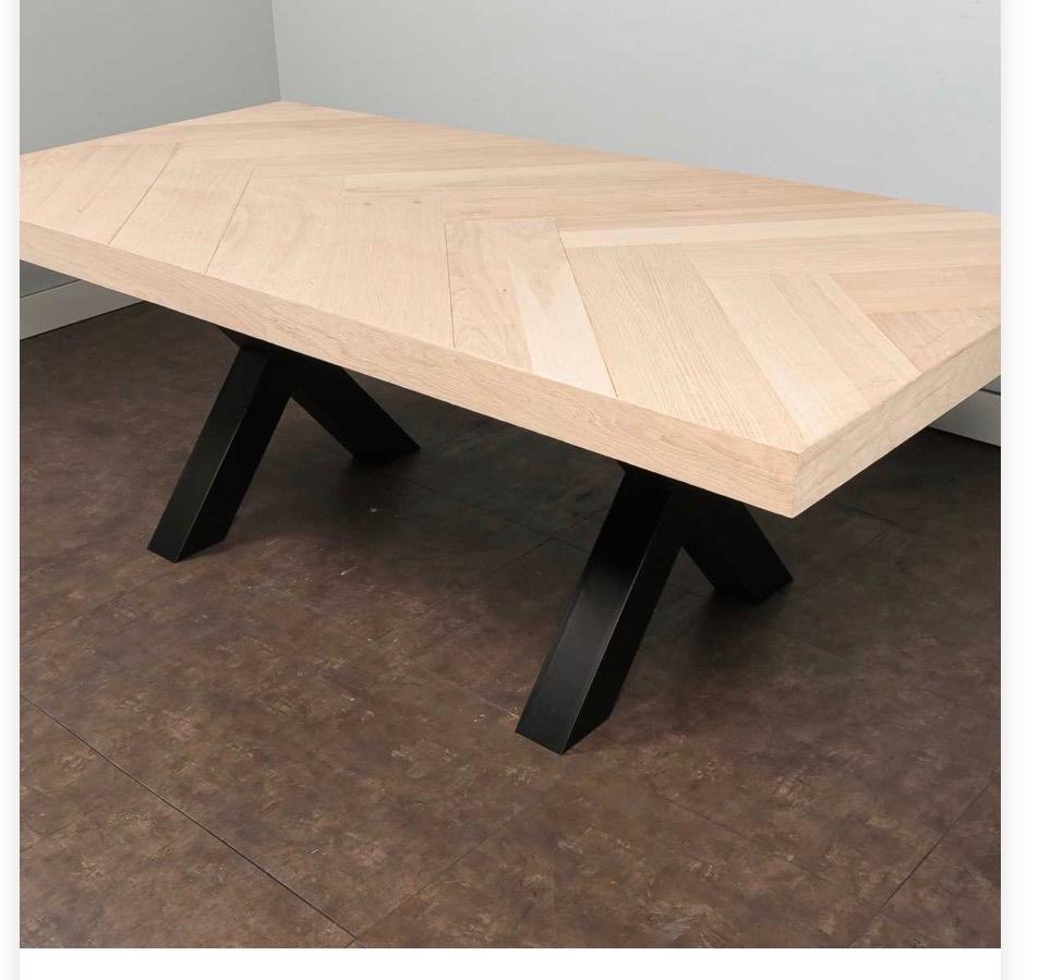 Tafelblad-nieuw, Ophalen, Eikenhout, Nieuw, 50 tot 100 cm