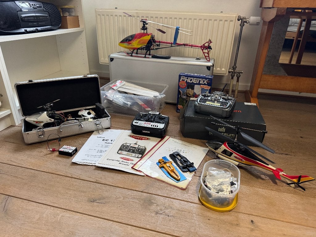 Grand lot de toutes sortes d'hélicoptères téléguidés, Enlèvement ou Envoi, RTF (Ready to Fly), Utilisé, Électro