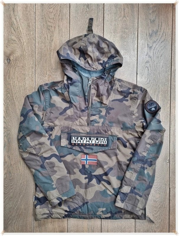NAPAPIJRI - ANORAK RAINFOREST POCKET WINTER - T.: S, Vêtements | Hommes, Enlèvement ou Envoi, Comme neuf, Taille 46 (S) ou plus petite