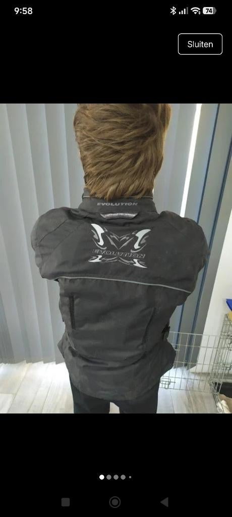Motorjas, Motoren, Ophalen of Verzenden, Tweedehands, Dames, Jas | textiel