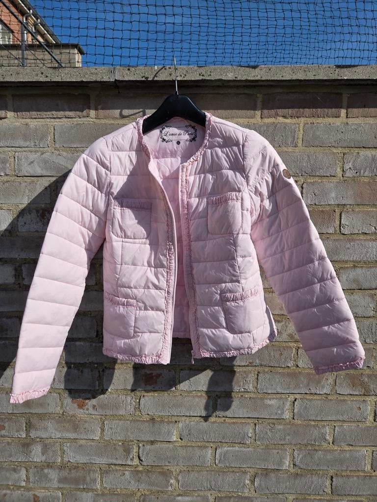 Magnifique imperméable rose clair xl, L'amie de paris, Enlèvement ou Envoi, Rose, Taille 42/44 (L)