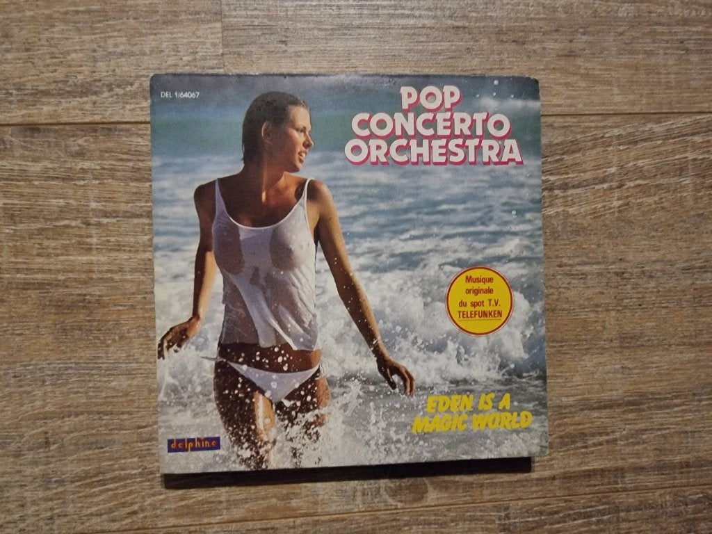 7" Pop Concerto Orchestra - Eden is a magic world, CD & DVD, Enlèvement ou Envoi, Utilisé, Pop