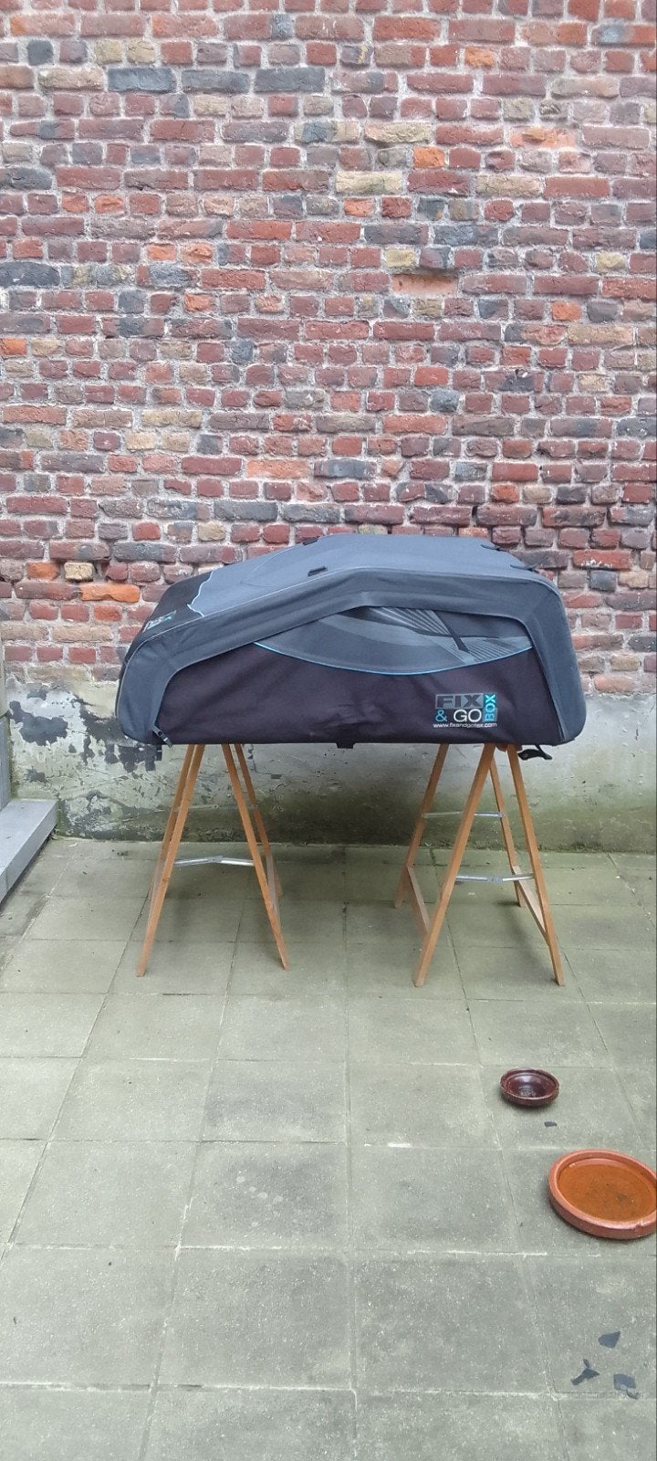 Coffre de toit pliable, Enlèvement