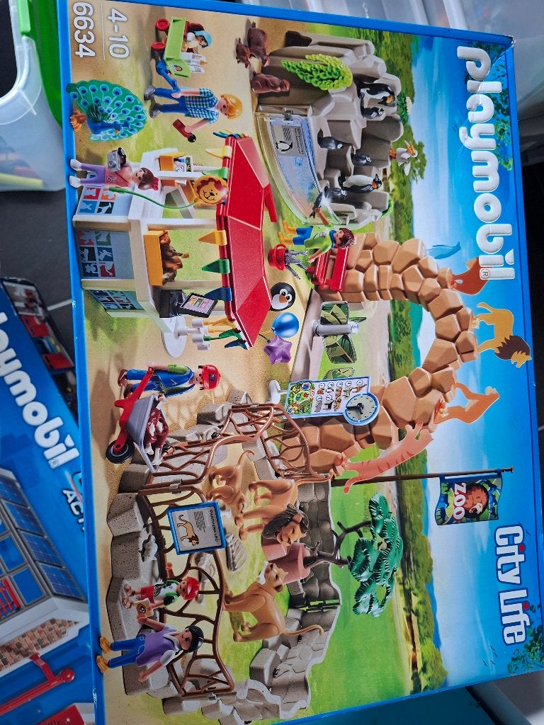 Grote zoo playmobil, Kinderen en Baby's, Ophalen, Gebruikt, Gebouw, Complete set