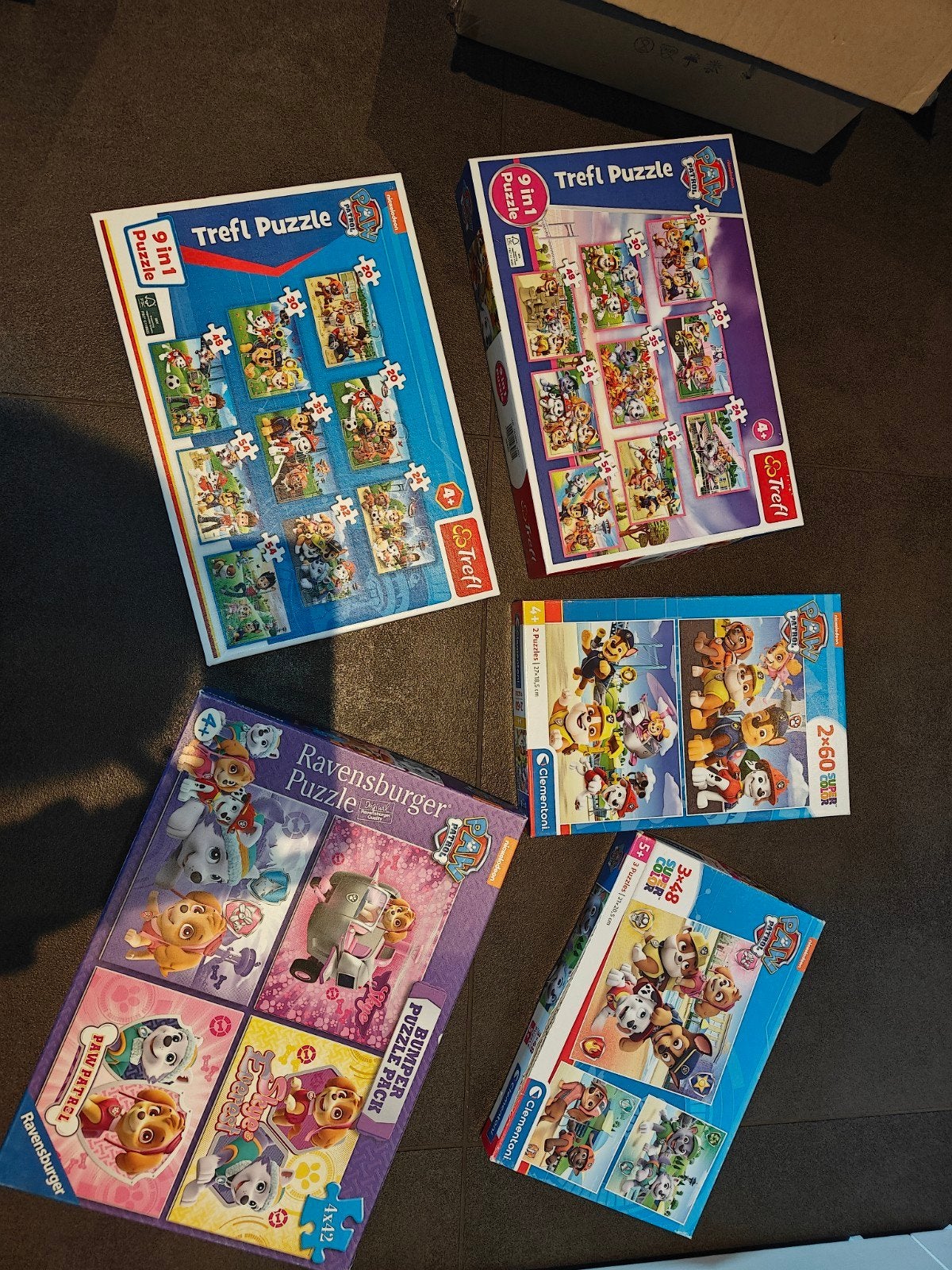 Lot puzzels Paw Patrol, Ophalen, Gebruikt, 4 tot 6 jaar