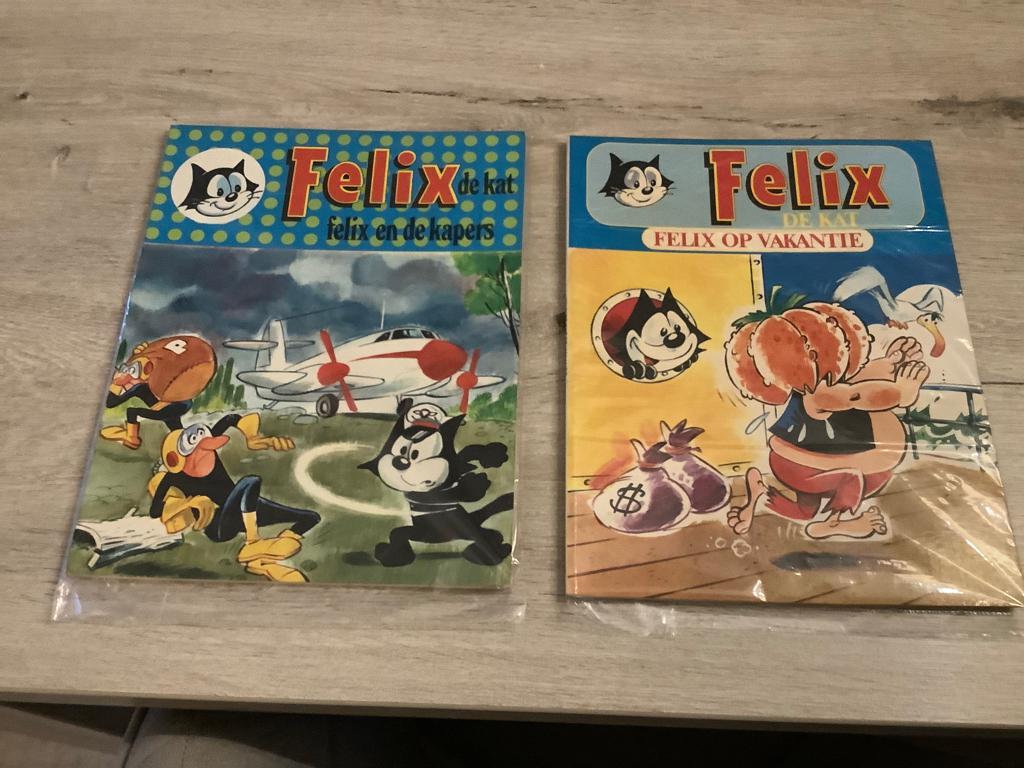 Felix de kat verschillende strips (1973-1979), Boeken, Ophalen of Verzenden, Meerdere stripboeken, Onbekend, Gelezen