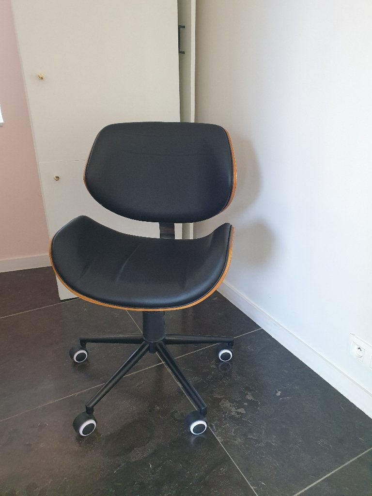 NIEUWE Bureaustoel Maison du Monde, Huis en Inrichting, Ophalen, Nieuw, Bruin, Bureaustoel