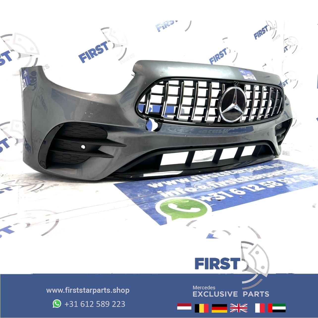 W213 W238 E43 E53 FACELIFT AMG VOORBUMPER GRIJS  E Klasse +, Utilisé, -, Avant, -