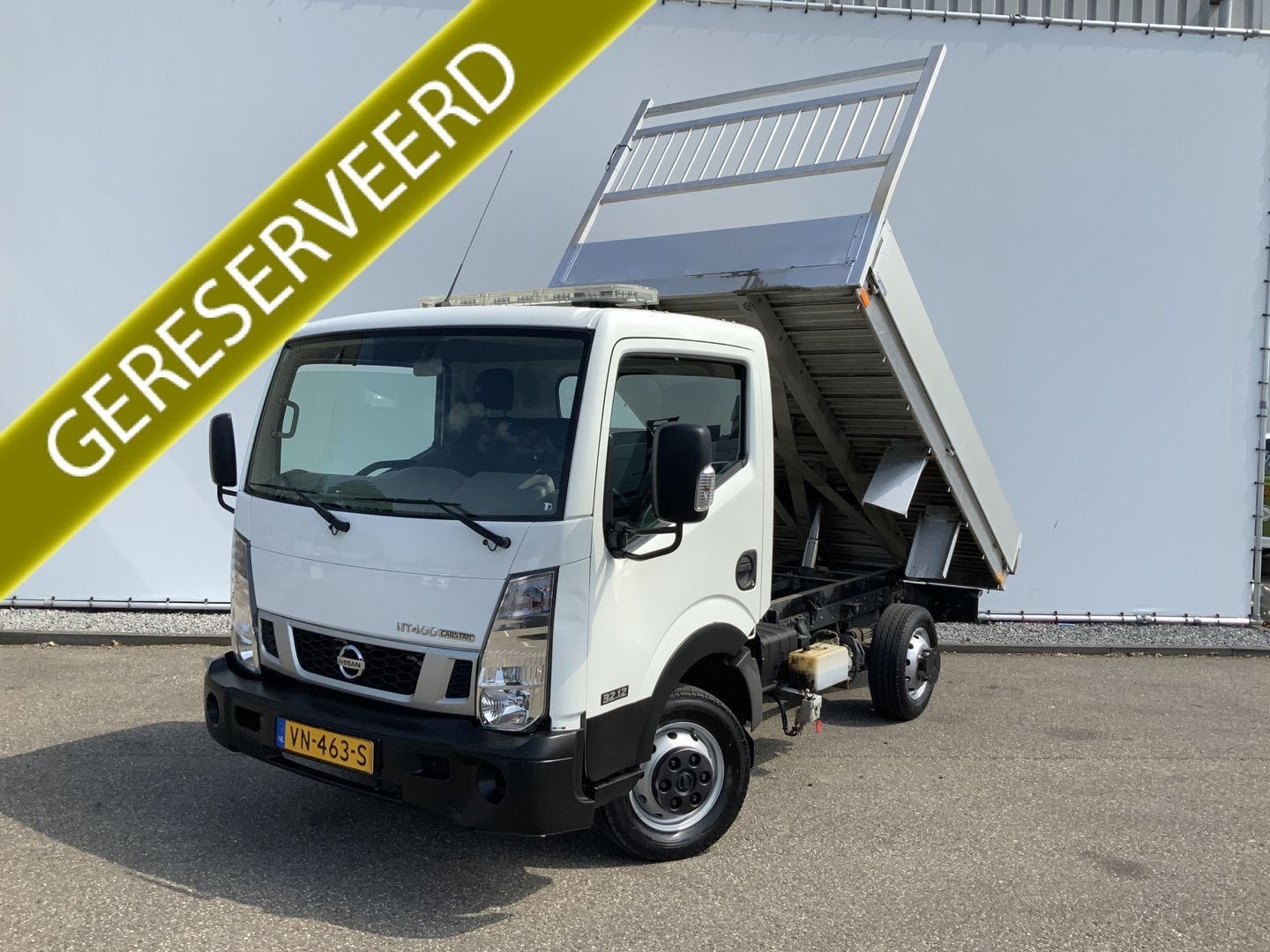 Nissan NT400 32.12 2.5 dCi 250 Kipper 3 Zits Trekhaak 2000 k, Wit, Bedrijf, ABS, 249 g/km
