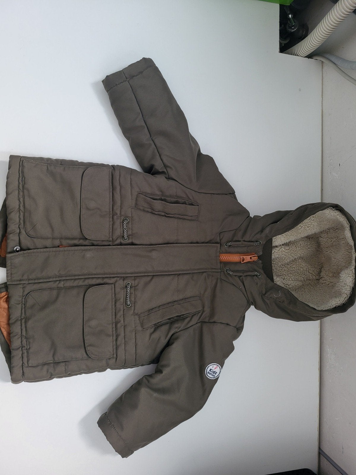 Khaki jas van Kidz Nation - JBC maat 92, Kinderen en Baby's, Kinderkleding | Kinder-kledingpakketten, Ophalen, Maat 92
