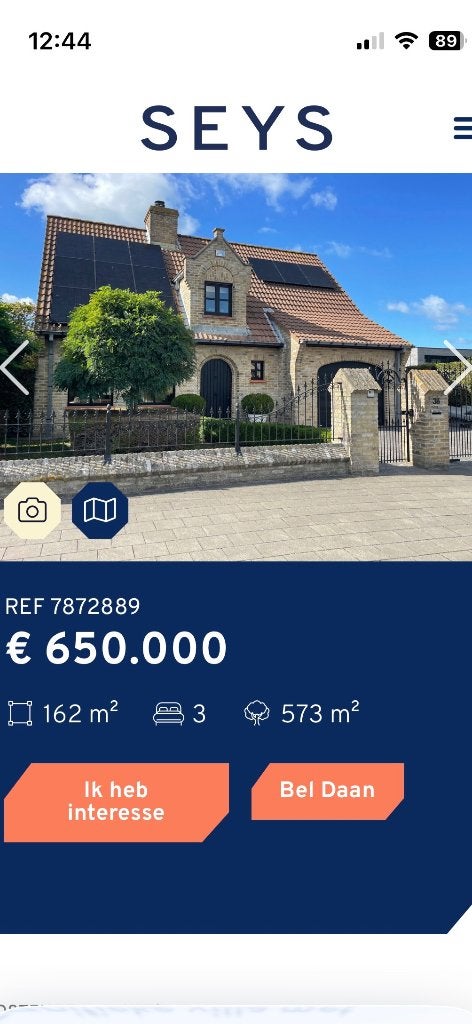 Villa met zwembad, Immo, Ostende, 159 kWh/m²/an, 500 à 1000 m², 3 pièces