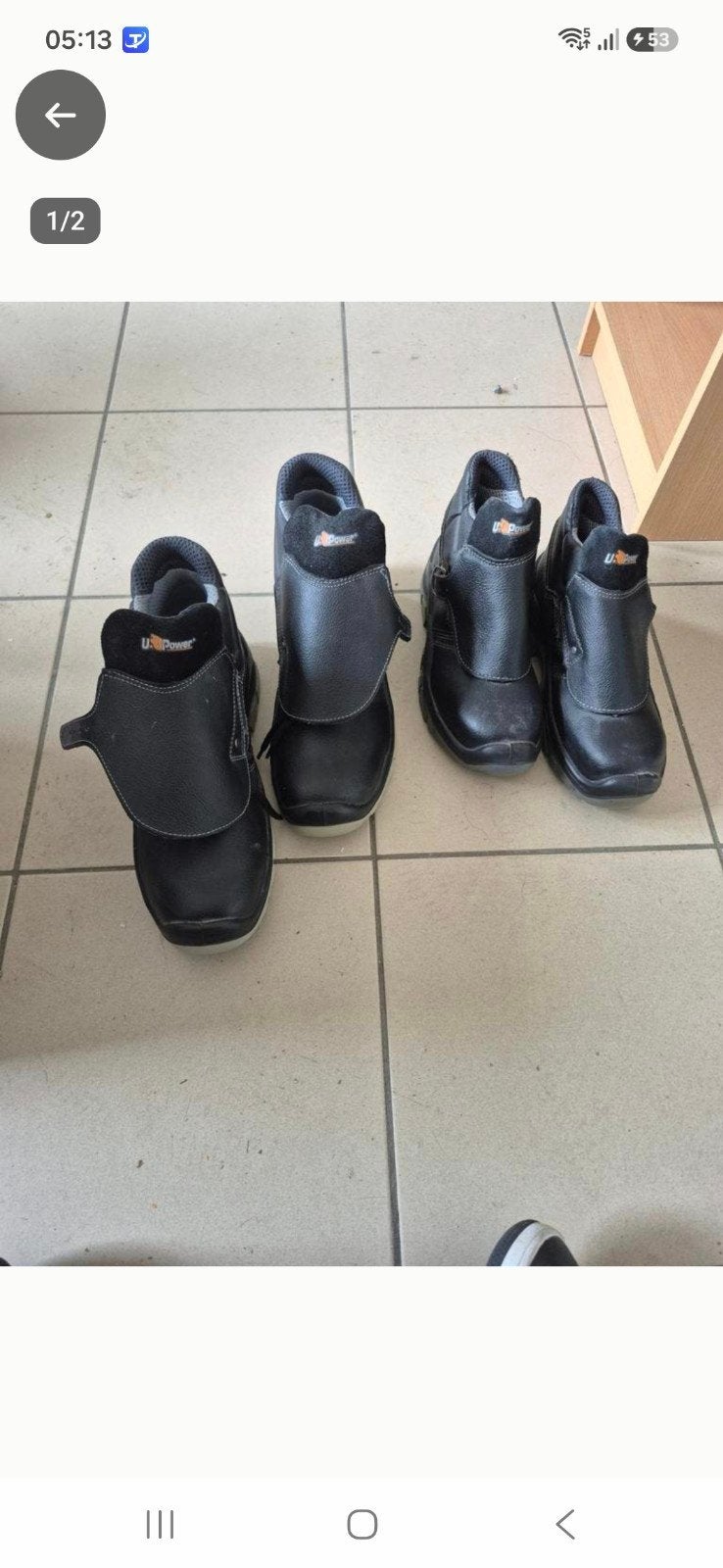 35 la paire chaussure de sécurité, Enlèvement ou Envoi, S