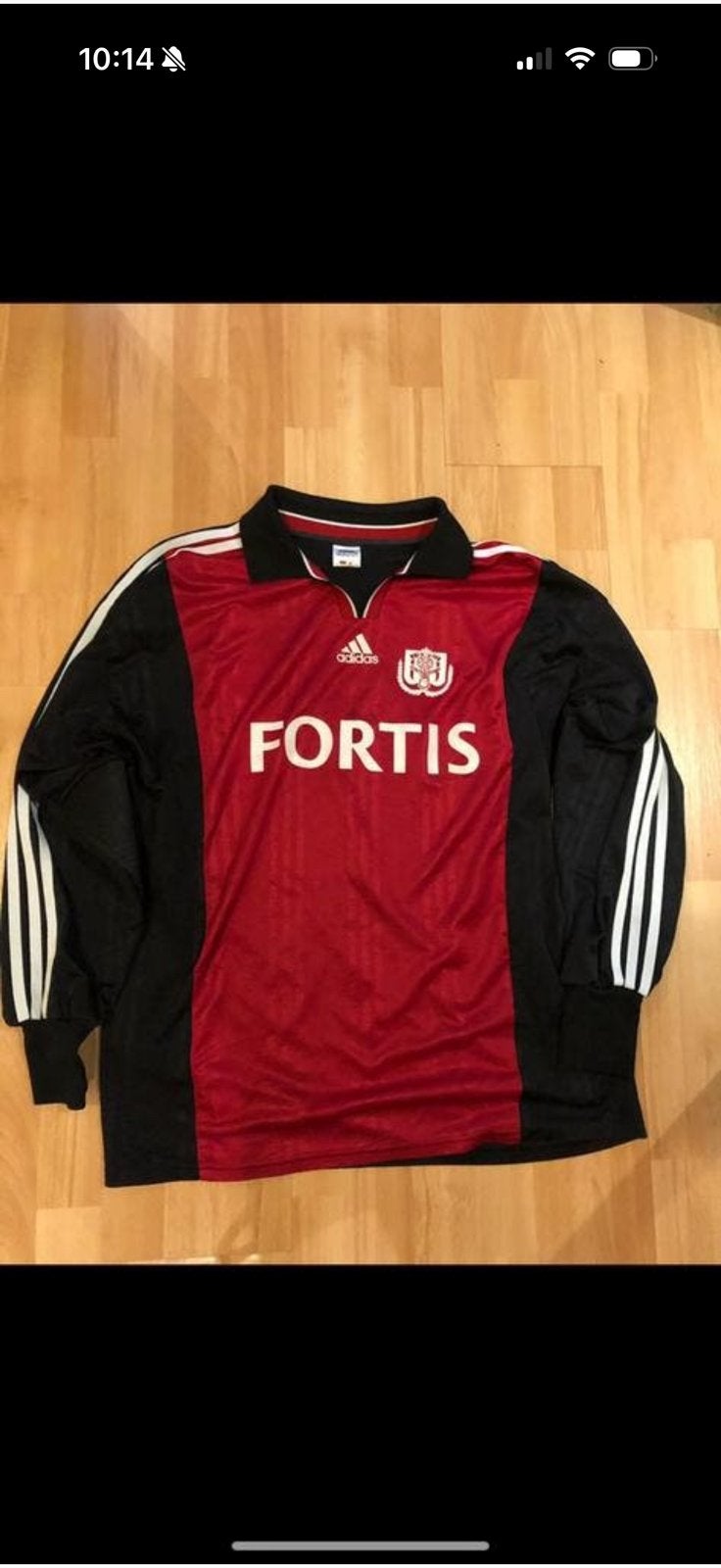 Matchworn Peersman Anderlecht, Ophalen of Verzenden, Zo goed als nieuw, Shirt